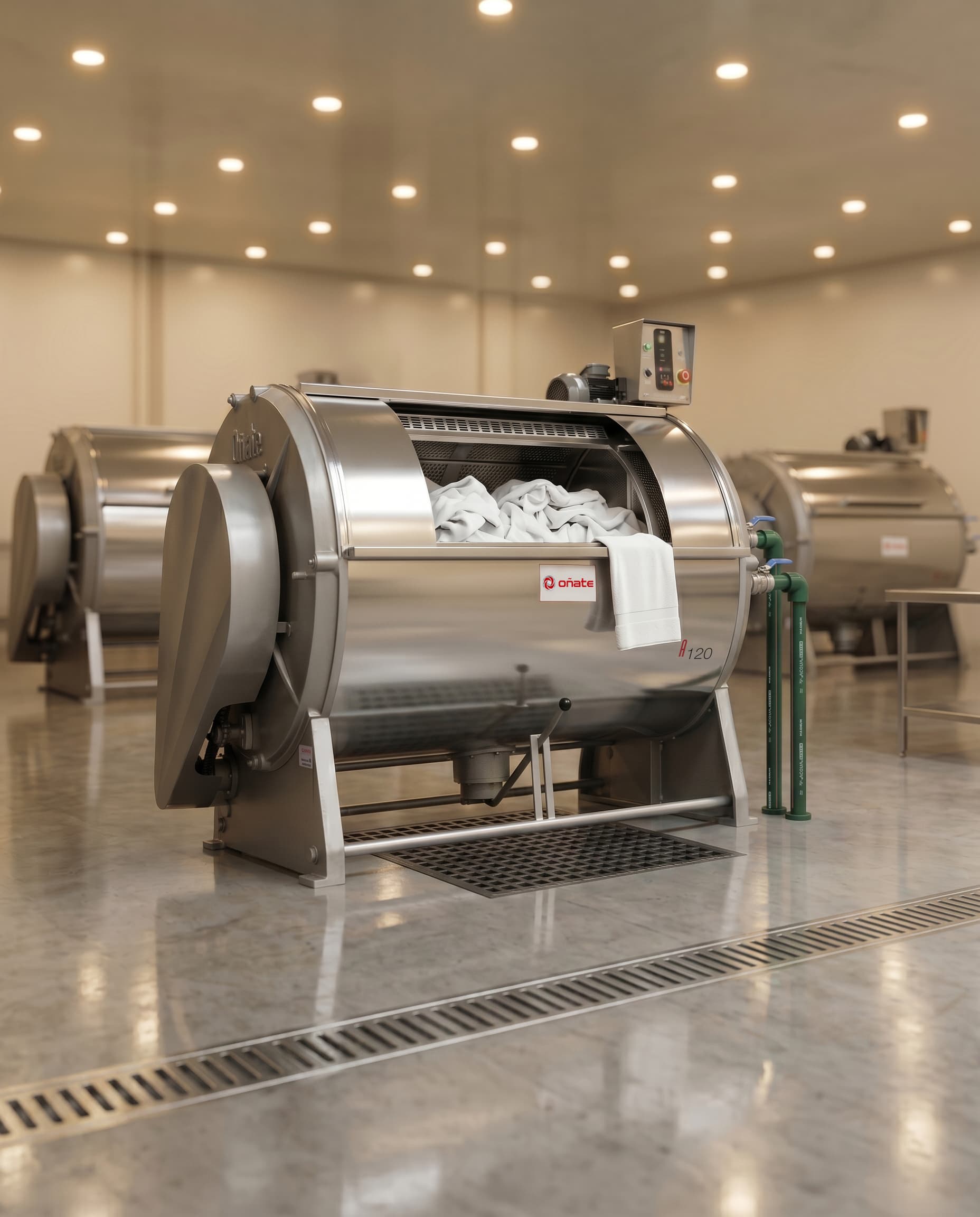 Lavadoras horizontales industriales Oñate — máquinas para lavandería industrial